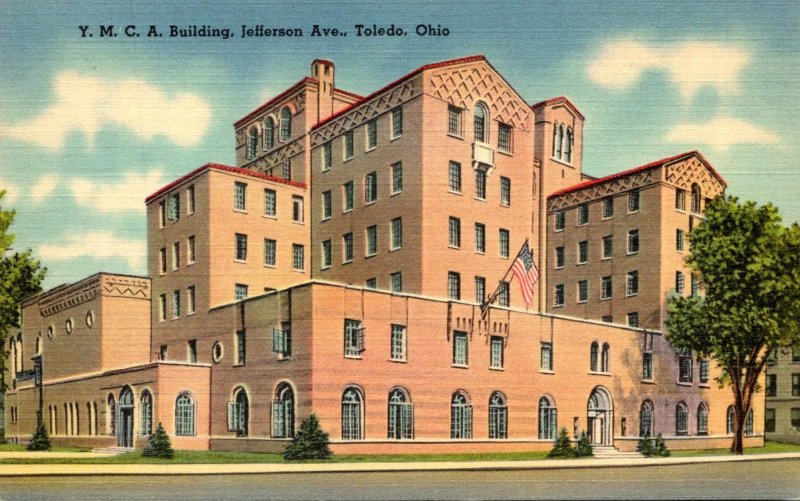 Ohio Toledo Y M C A Building Jefferson Avenue