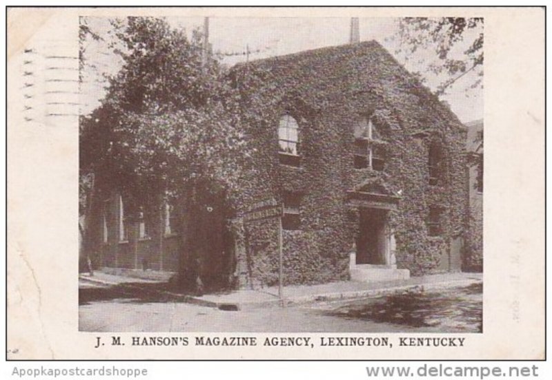 Kentucky Lexington J M Hansons Magazine Agency