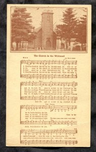 dc923 - NASHUA Iowa c1900-03 Bradford Church. Sheet Music. Postcard