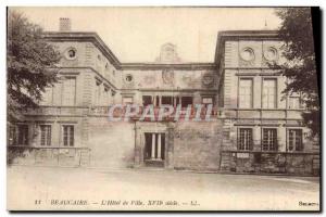 Old Postcard Beaucaire L & # 39Hotel Town