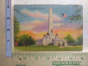 Postcard Folder Lincoln Tomb, Springfield, Illinois