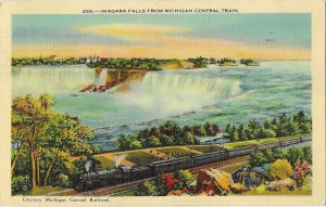 Niagara Falls from Michigan Central Train New York