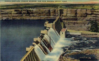 Morris Shepard Dam - Mineral Wells, Texas TX  
