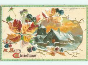 Divided-Back CHRISTMAS SCENE Great Postcard W8857