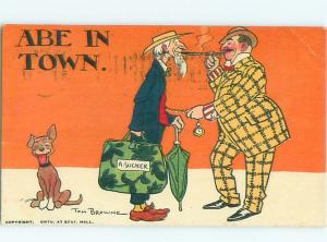 Pre-Linen Comic signed MAN STEALING A POCKET WATCH AB8475