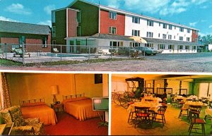 Maine Pittsfield New England'er Motel Carriage Inn Restaurant & Lounge 1974