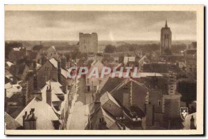 Old Postcard Beaugency Loiret General view