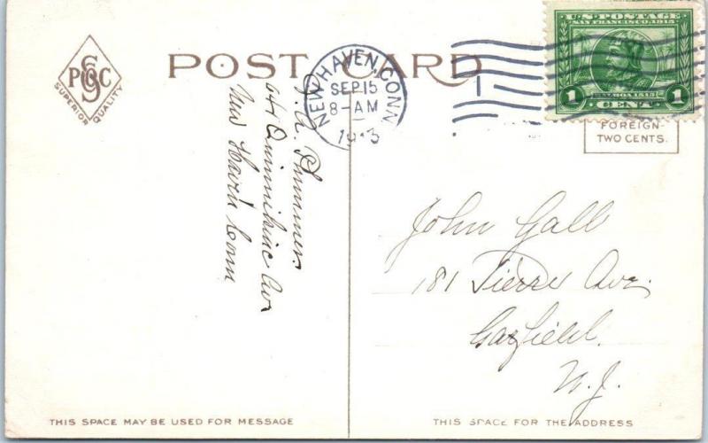 NEW HAVEN, Connecticut  CT   Wright Memorial Dormitory YALE UNIVERSITY  Postcard