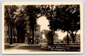 Warrensburg MO Central Missouri State Teachers College~Main Gate~c1929 RPPC PC