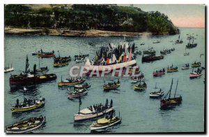Old Postcard Boat Marseille Nd of the Coronation Fetes Guard 18 21 June 1931 The
