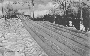 br105505 toboggan slide canada montreal mount royal