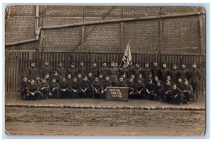 c1918 US Army Motor Truck Co. 24 WWI Military RPPC Photo Unposted Postcard
