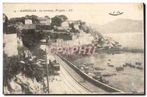 Old Postcard Marseille Corniche Prophete