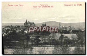 Old Postcard Metz Remembrance