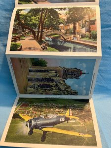 San Antonio Texas The Lone Star State Souvenir Folder Postcard 18 Views