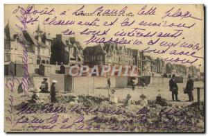 Old Postcard La Baule Beach Boulevard And The Kids