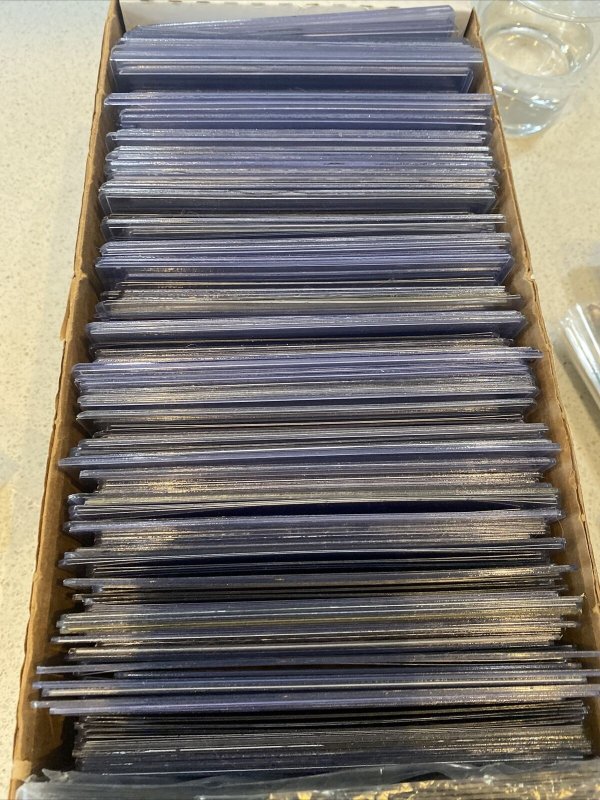 @250 Used Rigid Postcard Sleeves topload/sideload US Shipping Only VG Cond
