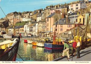 uk34687 the harbour brixham devon uk