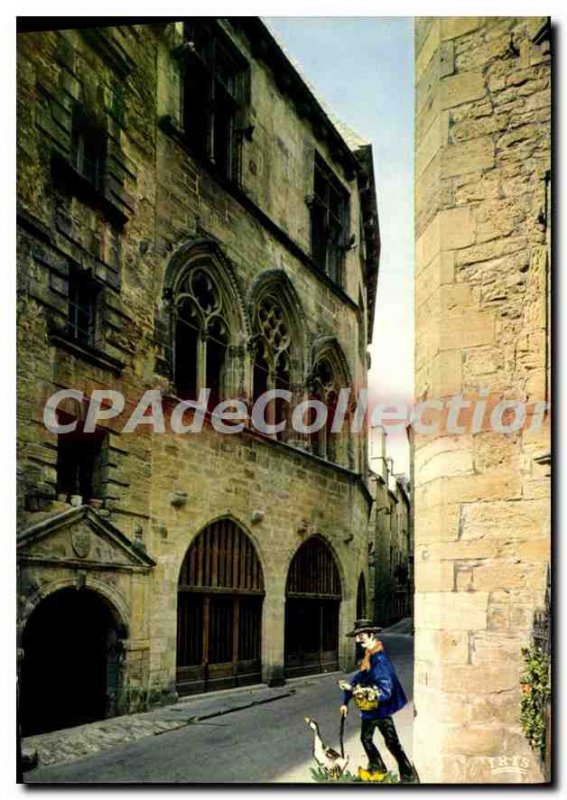 Postcard Modern Sarlat Dordogne Hotel Plamon called Maison des Consuls