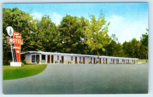 BENTON, Arkansas AR ~ Roadside PINE VIEW MOTEL ca 1950s Saline County  Postcard