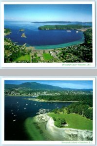 2 Postcards NANAIMO, B.C. Canada ~ DEPARTURE BAY, Newcastle Island 5x7