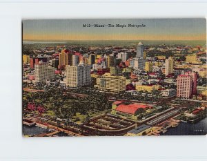 Postcard Miami, The Magic Metropolis, Miami, Florida