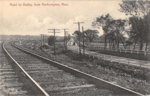 Northampton Massachusetts Road to Hadley Scenic View Vintage Postcard AA33771