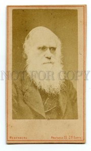 498282 Charles DARWIN English naturalist Vintage WESENBERG CDV