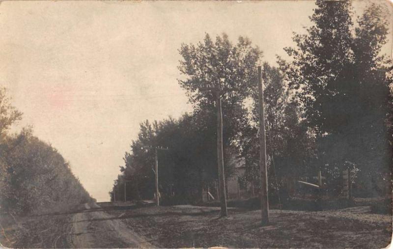 Colton South Dakota Street Scene Real Photo Antique Postcard K67330