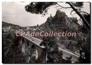 Modern Postcard Eze Village (Alpes Maritimes) 425m alt Moyenne Corniche