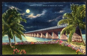 Florida PIGEON KEY Overseas Highway Bridge Pub by J. B. Sommers - Linen