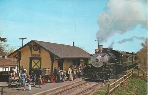 Flemington NJ, Depot, Train, Steam Locomotive, 1960's, Black River & Western RR