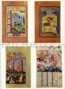 153748 IRAN Fine Art 16 old russian postcards