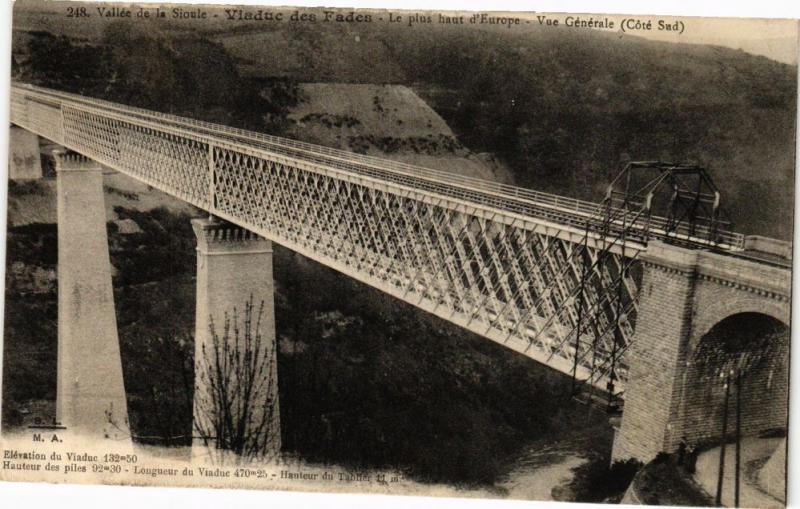 CPA Vallée de la SIOULE - Viaduc des FADES - Le plus haut d'Europe (222127)