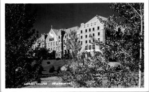 1950s Carroll College Helena Montana RPPC Real Photo Postcard