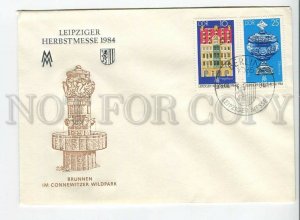 445742 EAST GERMANY GDR 1985 year FDC Fair in Leipzig