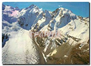 Postcard Modern und Piz Bernina Piz Morteratsch