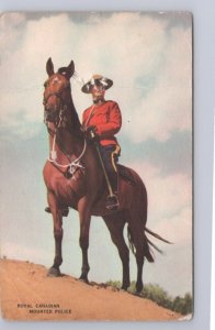 Royal Canadian Mounted Police, RCMP, Horseback, Vintage SDC Postcard #1