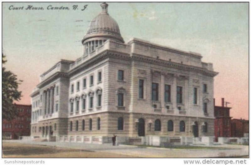 New Jersey Camden Court House 1910