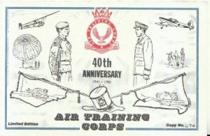 Military Postcard - Air Training Corps 1941 - 1981 - 40th Anniversary - TZ11646