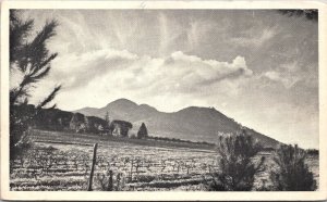 South Africa Paarl Rock At Sunset Cape Town Vintage Postcard 09.11