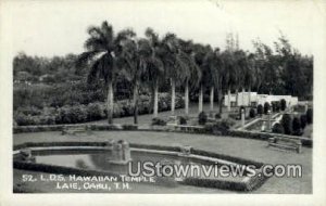 LDS Hawaiian Temple, Real Photo - Oahu