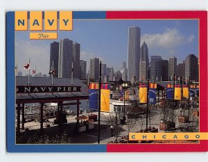 Postcard Navy Pier Chicago Illinois USA