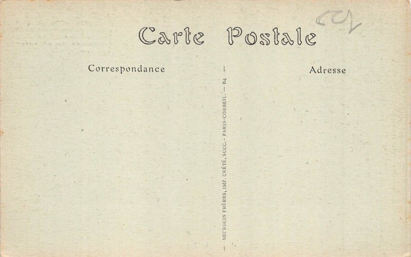 France Paris L'Arc de Triomphe Triumphal Arch vintage postcard