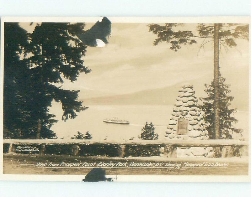 old rppc NICE VIEW Vancouver British Columbia BC W0844