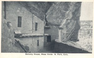 Vintage Postcard Balcony House Mesa Verde North Park Colorado Bloom Bros. Pub.