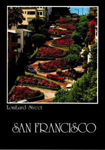 California San Francisco Lombard Street Crookedest Street In The World