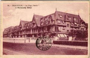 CPA DEAUVILLE - La Plage Fleurie Le Normandy-Hotel (422521)