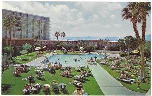 Fun in the Nevada Sun Lounging Around Pool Stardust Hotel Las Vegas Nevada