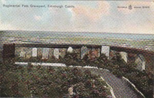 Postcard Regimental Pets Graveyard Edinburgh Castle U.K.